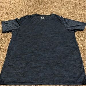 Blue and black athletic tee
